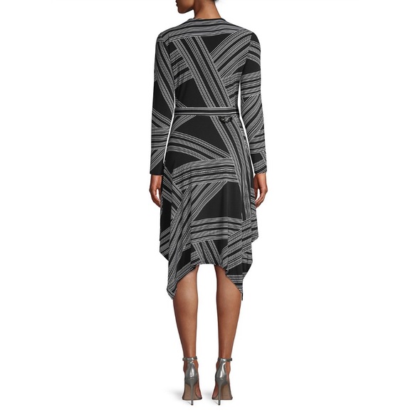 NWT BCBGMAXAZRIA Asymmetric Wrap Dress - Picture 2 of 10